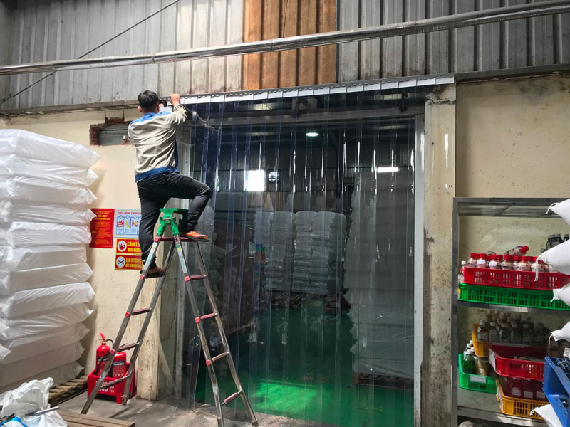Rèm nhựa PVC công nghiệp